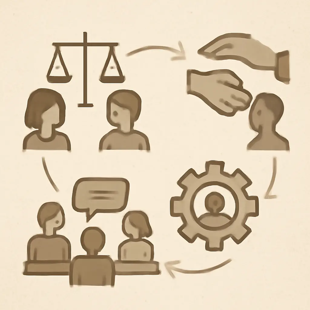 Альтернативные пути Иллюстрация альтернативных подходов к решению споров