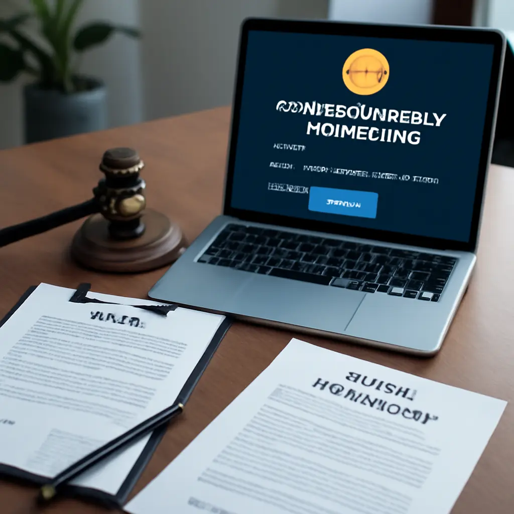 Стол с документами, ноутбуком и открытой транзакцией криптовалюты