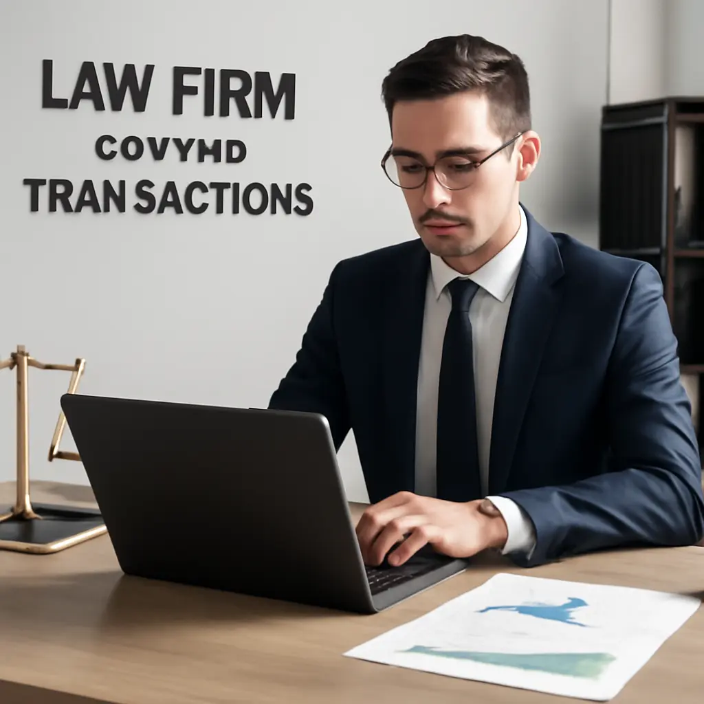 Иллюстрация цифровой юридической консультации и криптоопераций