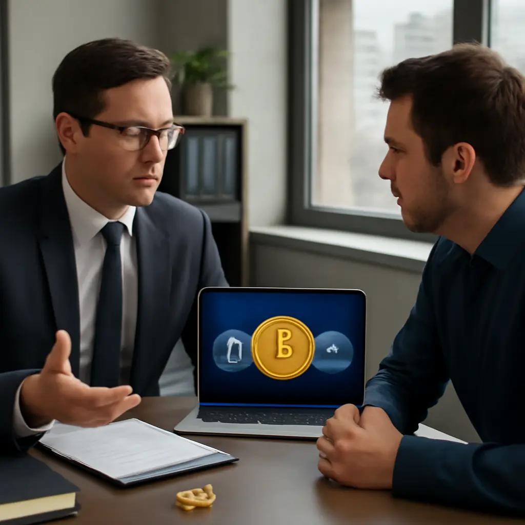 Юрист и криптовалюта Юрист консультирует клиента по вопросам криптовалют