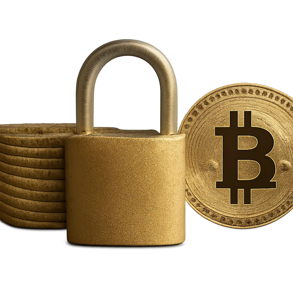 Схематическое изображение безопасности цифровых активов